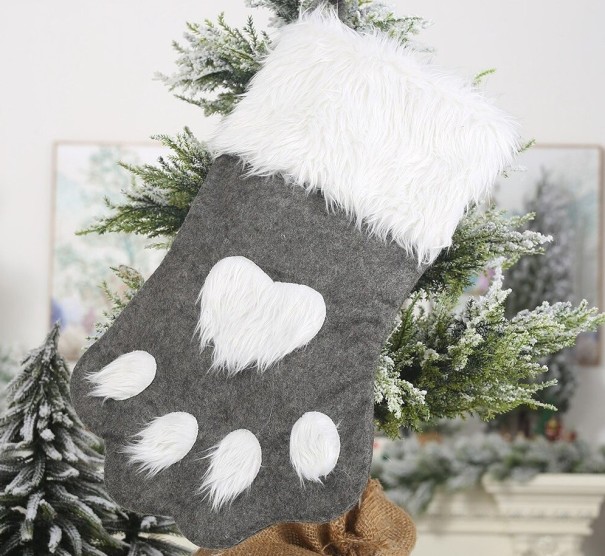 Julstrumpa C600 grå