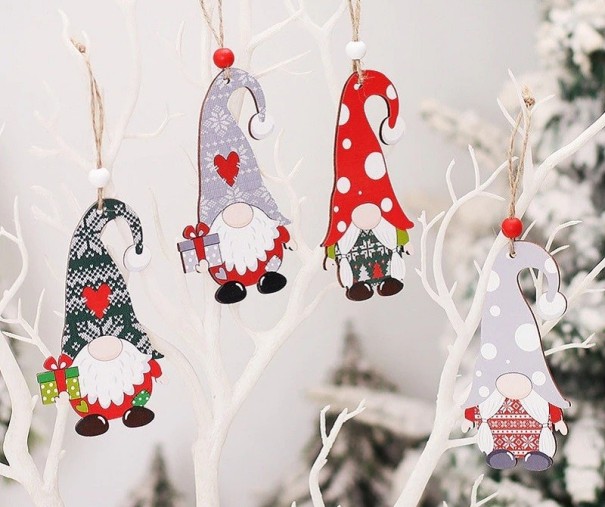 Jultomteprydnad 4 st 1