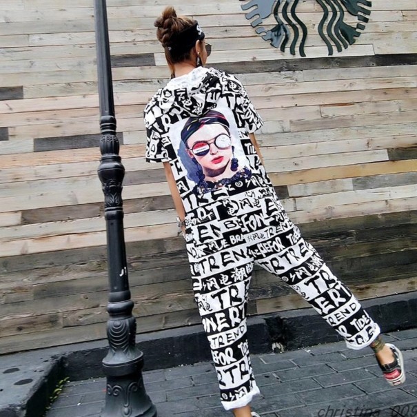 Jumpsuit för kvinnor med huva