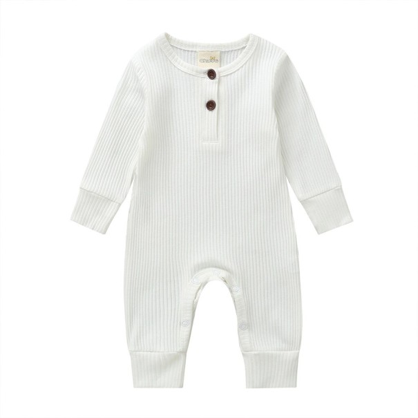 Jumpsuit för spädbarn T2610 vit 3-6 månader