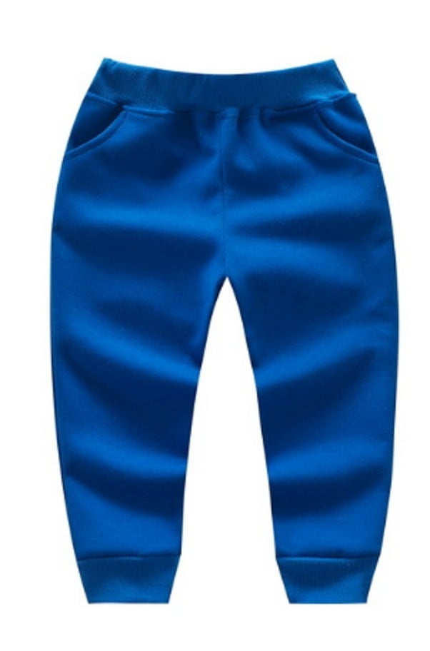 Jungen Baumwoll Sweatpants J904 blau 3