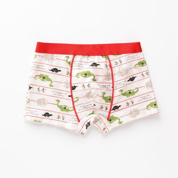 Jungen-Boxershorts mit Dinosauriern rot 4