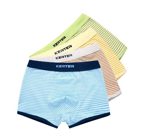Jungen-Boxershorts mit Streifen 10