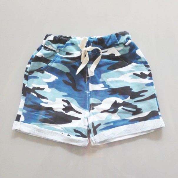 Jungen-Shorts im Militärstil J905 blau 6