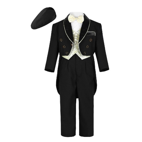 Jungen-Smoking B1335 schwarz 12-18 Monate B