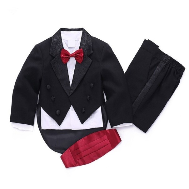 Jungen-Smoking B1370 schwarz 3