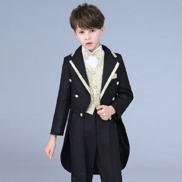 Jungen-Smoking B1374 schwarz 10 A