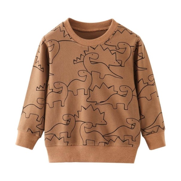 Jungen-Sweatshirt mit Dinosauriern 4 F