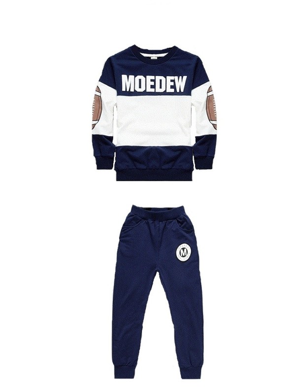 Jungen-Trainingsanzug-Set L1653 dunkelblau 6-7 Jahre