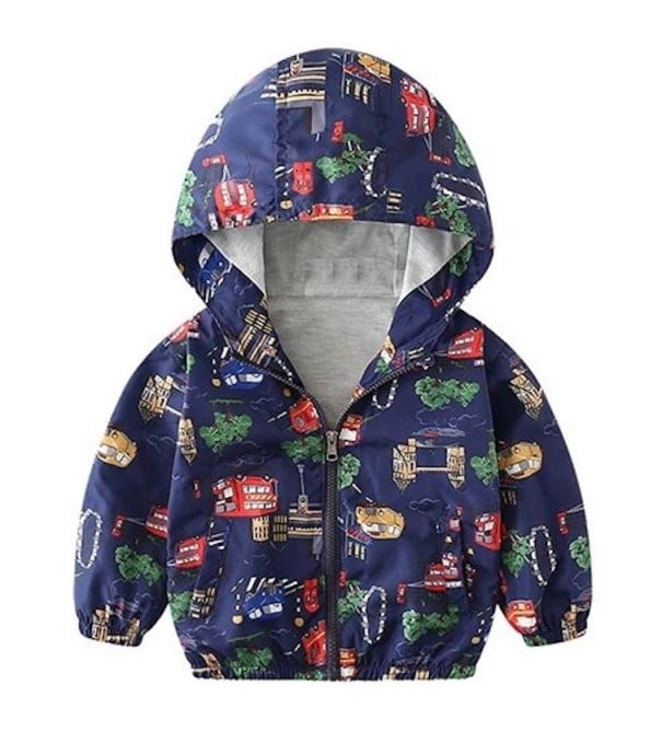 Jungenjacke Windbreaker J3044 dunkelblau 2