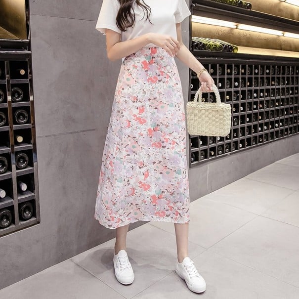 Jupe Femme à Fleurs A1132 XS 2