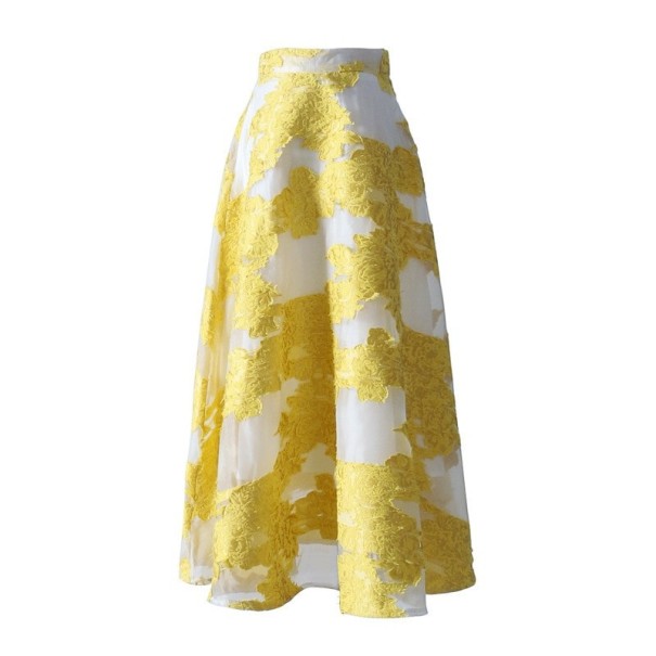 Jupe longue à motifs pour femmes M