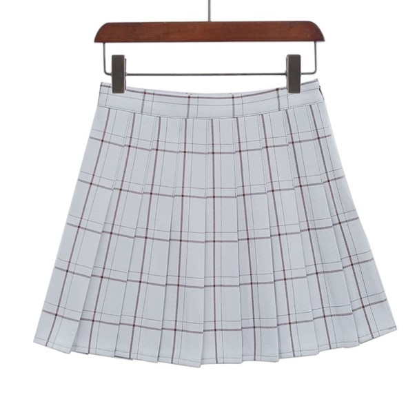 Jupe mini plissée à carreaux pour femmes XL 4