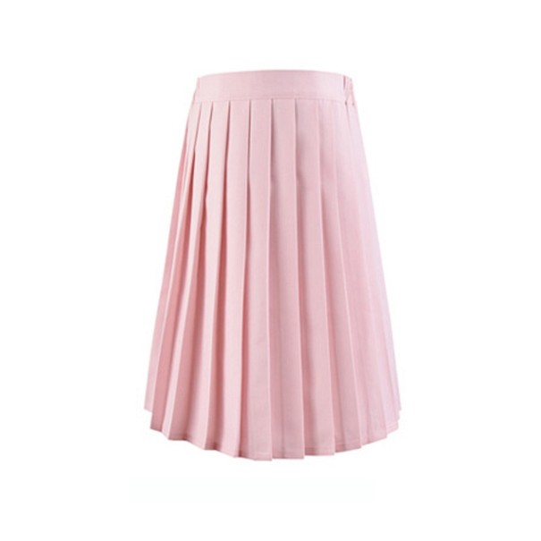 Jupe plissée pour femmes G15 rose clair XL