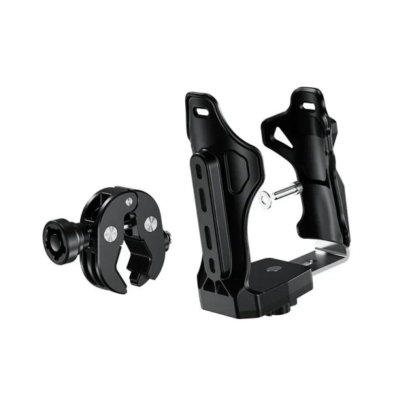 Justerbar cykelholder 50-90 mm Kompatibel med cykel, motorcykel, scooter og klapvogn Universal telefon- og enhedsholder 1