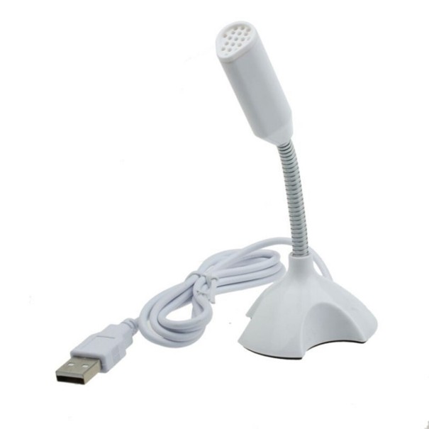 K1510 skrivebordsmikrofon hvid