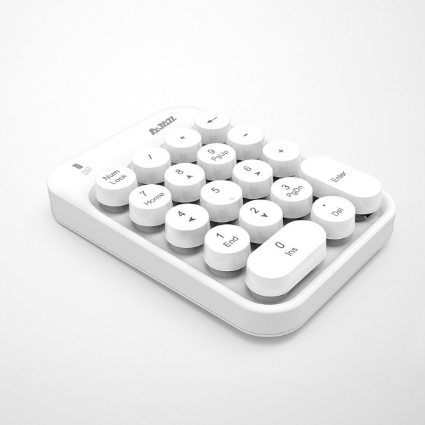 K360 trådløst numerisk tastatur hvid