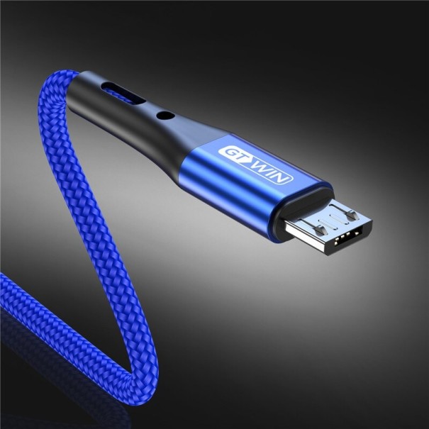 Kabel danych USB / Micro USB K488 niebieski 50 cm