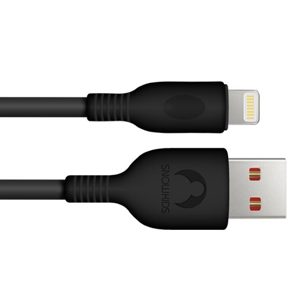 Kabel do ładowania Apple Lightning / USB K624 czarny