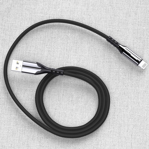 Kabel do transmisji danych Apple Lightning na USB K620 czarny 1 m