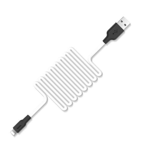 Kabel do transmisji danych dla Apple Lightning na USB K573 biały 25 cm