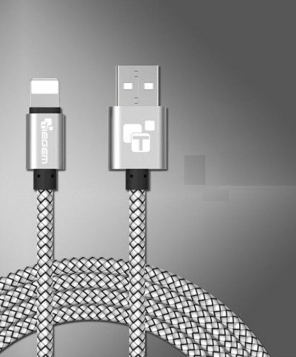 Kabel ładujący USB do iPhone J928 biały 3 m