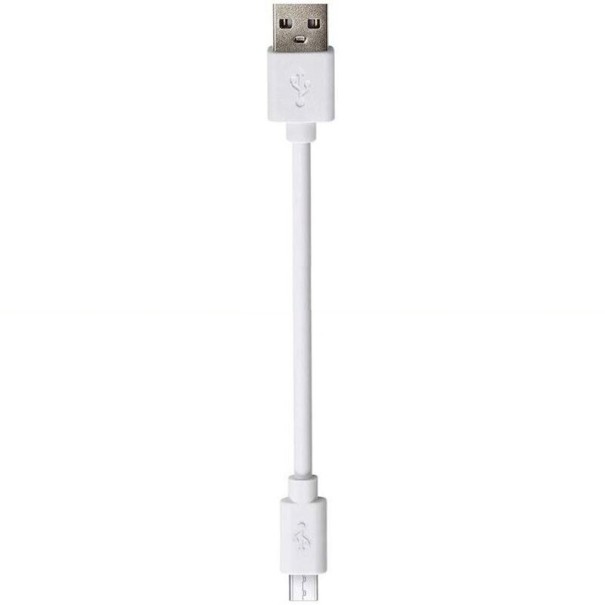 Kabel ładujący USB do Micro USB 25 cm biały
