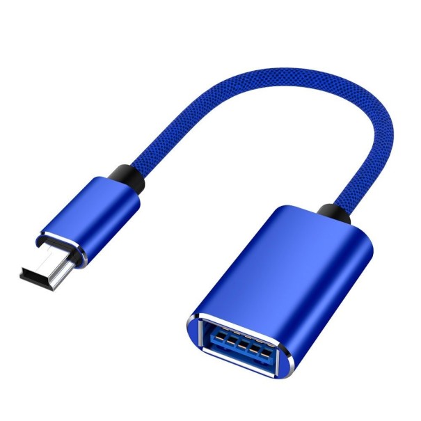 Kabel Mini USB 5pin auf USB 3.0 M/F blau