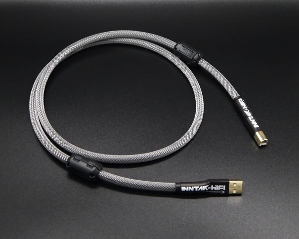 Kabel połączeniowy do audio DAC USB-A do USB-B M / M biały 50 cm