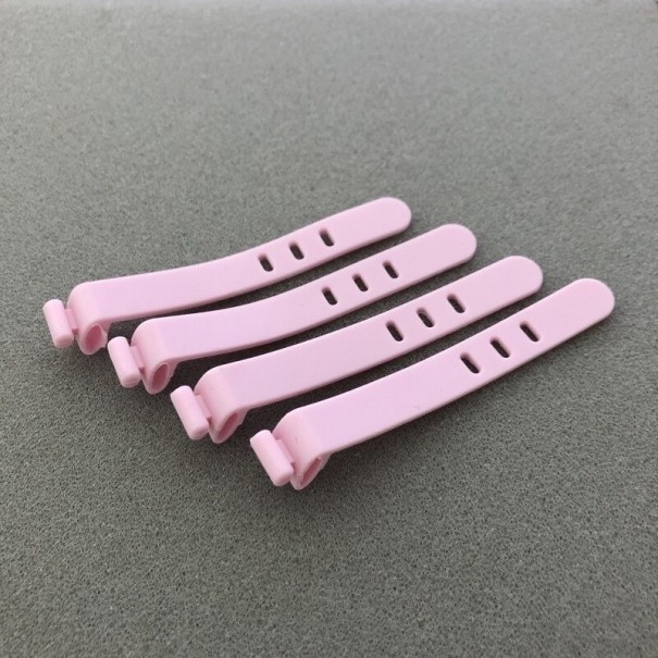Kabelbevestigingsband 4 stuks lichtroze