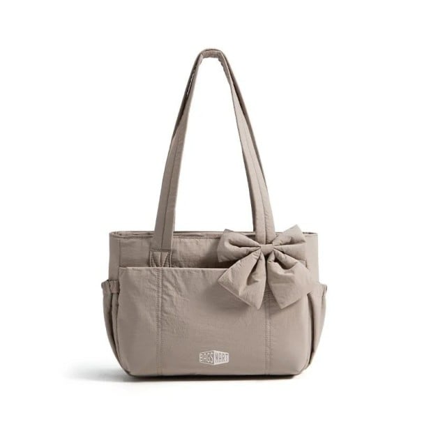 Kabelka přes rameno Dámská taška na dojíždění s více kapsami 30,9 x 11,9 x 23,6 cm Polyester Na notebook do školy do práce i na cesty khaki