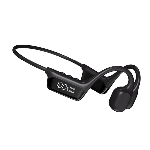 Kabellose Bluetooth 5.4 Kopfhörer mit Knochenleitung Wasserdicht IPX8 32 GB Speicher MP3-Player 360° Surround Sound Für Schwimmen und Sport schwarz