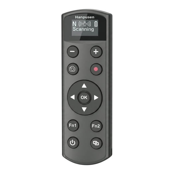 Kabellose Fernbedienung Hanpusen für Nikon S mit Bildschirm Auslöser für die Kamera und Videoaufnahme Zoom Grau Zum Fotografieren und Filmen 1