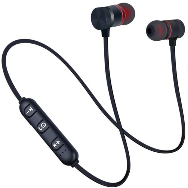 Kabellose In-Ear-Kopfhörer mit Controller Bluetooth 4.1 mit einer Reichweite von 15 m Empfindlichkeit 125 dB Frequenzbereich 20 Hz bis 20 kHz schwarz