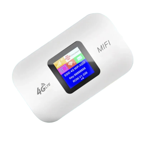 Kabelloser WLAN-Router LTE 150 Mbit/s mit SIM-Karte, kabelloser Signalverstärker, tragbarer Router, leistungsstarker Signalverstärker, WLAN-Extender, 3000 mAh, 9,7 x 5,8 cm 1