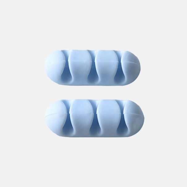 Kabelorganizer 2 stuks blauw