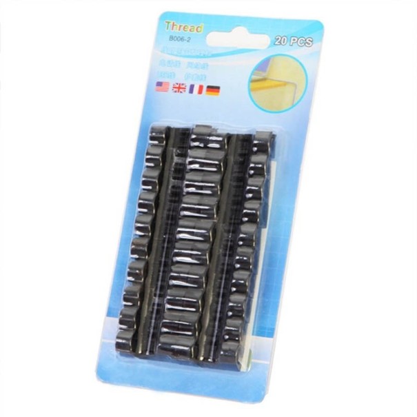 Kabelorganizer 20 stuks zwart