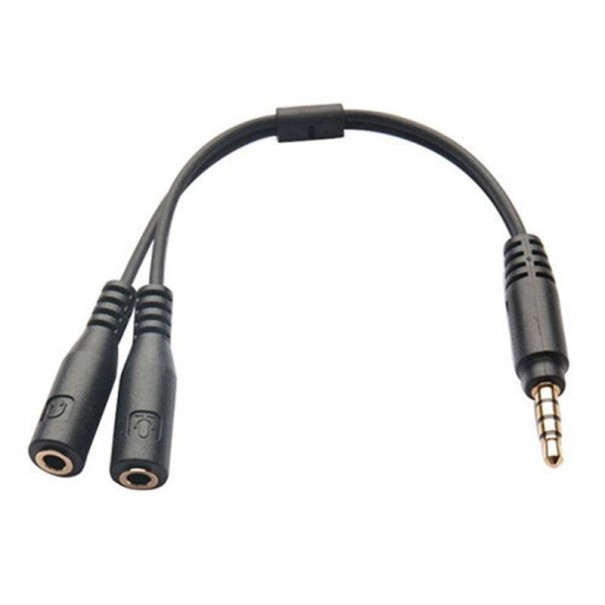 Kabelsplitter 3,5 Jack M - 2x F 1