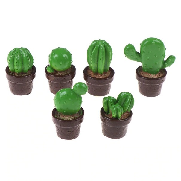 Kaktus pre bábiku 5 ks 1