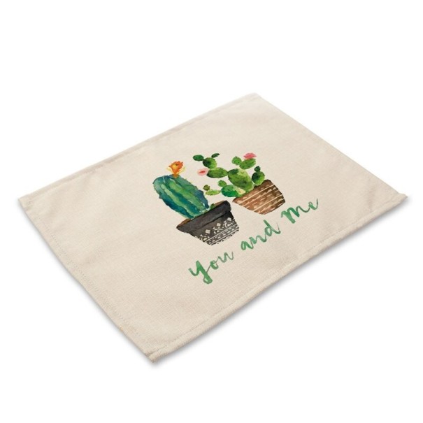 Kaktusaiheinen pöytäliina 11