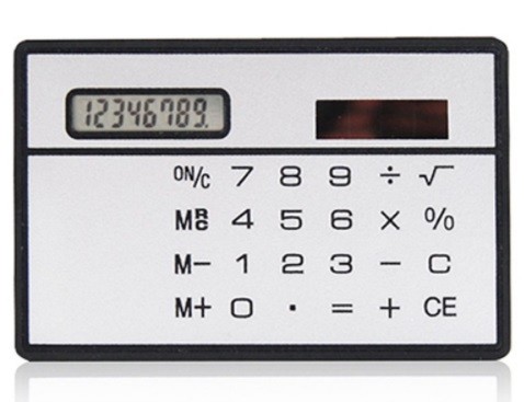 Kalkulator kieszonkowy biały