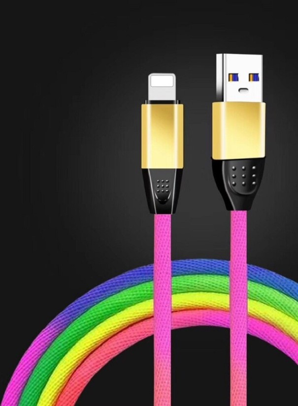 Καλώδιο φόρτισης για Apple Lightning σε USB 1 μ χρυσό