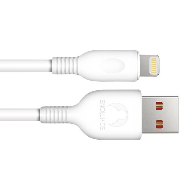 Καλώδιο φόρτισης για Apple Lightning / USB K624 λευκό