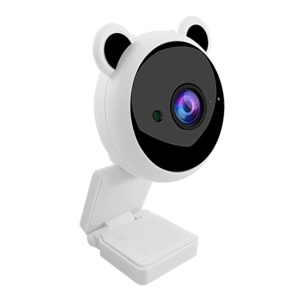 Kamera internetowa z uszami biały