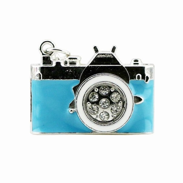 Kamera mit USB-Stick blau 8GB