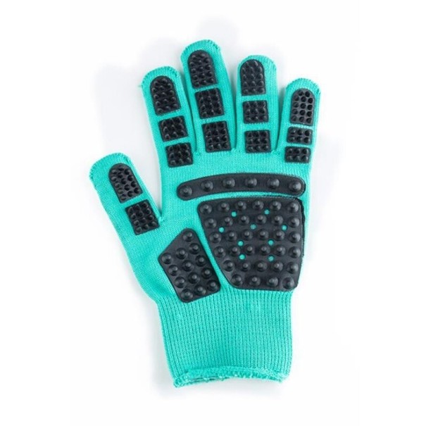 Kamhandschoenen C721 turquoise 2