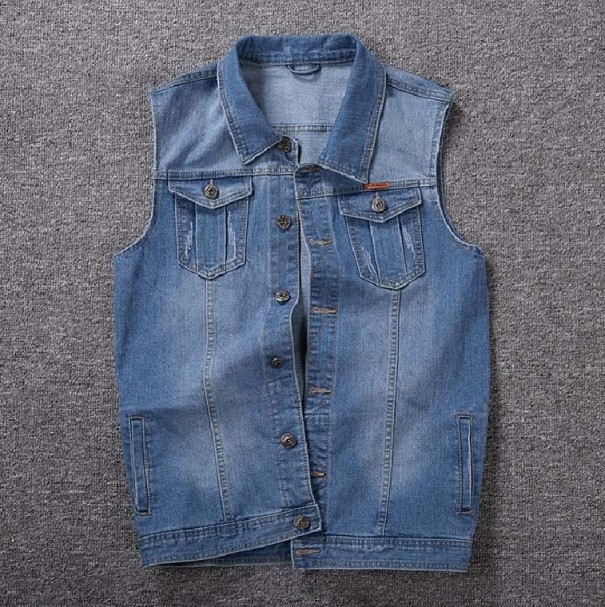 Kamizelka jeansowa męska S93 4XL 5