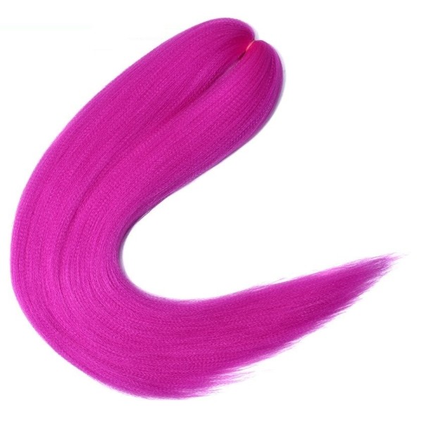 Kanekalon lisse 55 cm rose foncé