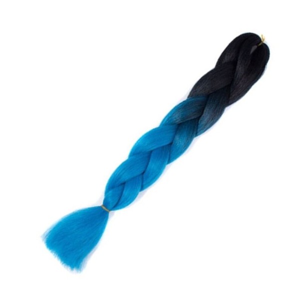 Kanekalonové viacfarebné vrkôčiky 60 cm 11