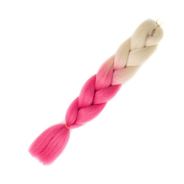 Kanekalonové vícebarevné copánky 60 cm 21